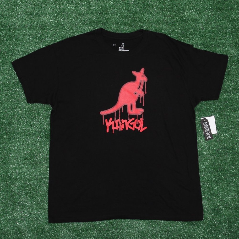 KANGOL GRAFFITI DRIP LOGO GRAPHIC T-SHIRT
